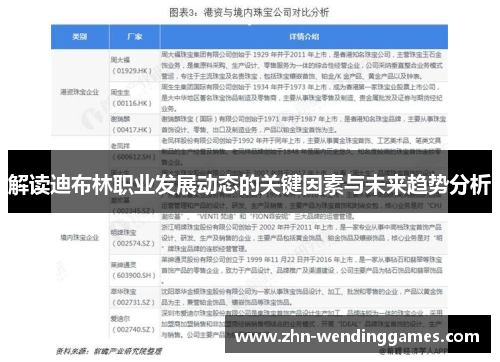 解读迪布林职业发展动态的关键因素与未来趋势分析 解读迪布林职业发展动态的关键因素与未来趋势分析